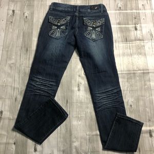NV Jeans Womens size 5 Skinny Embellished Jeans